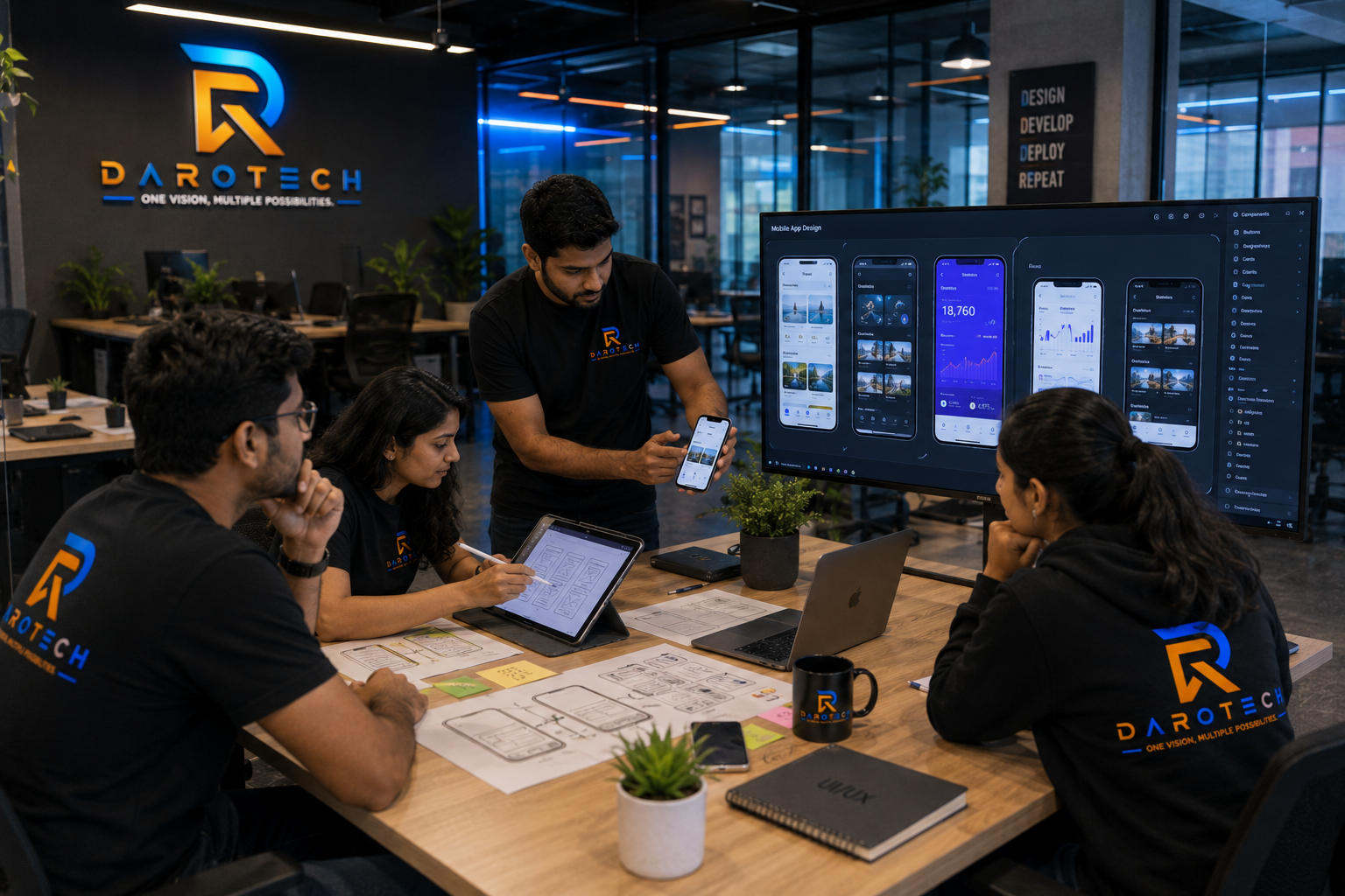 Darotech product and UI design workshop